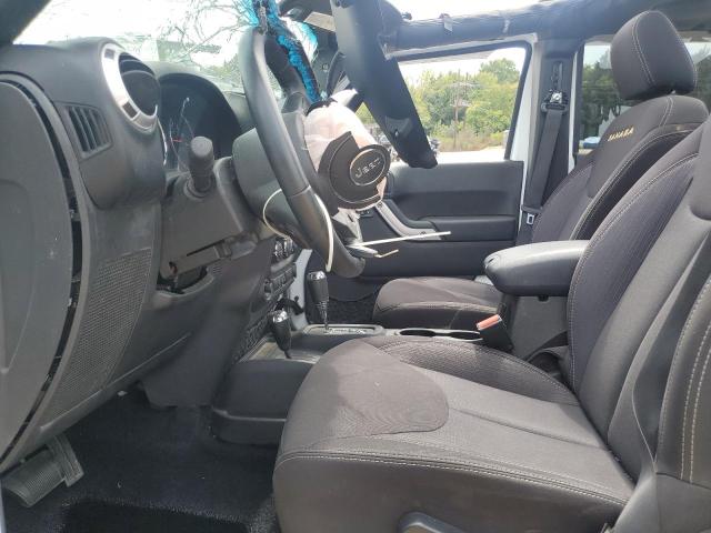 1C4BJWEG9DL646107 - 2013 JEEP WRANGLER UNLIMITED SAHARA WHITE photo 7