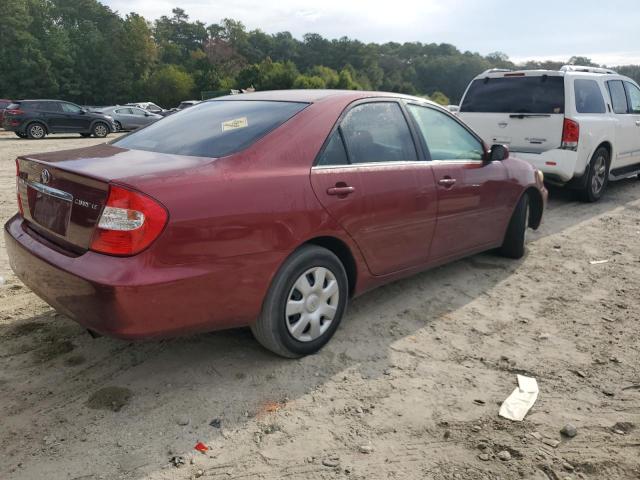 4T1BE32K14U368708 - 2004 TOYOTA CAMRY LE BURGUNDY photo 3