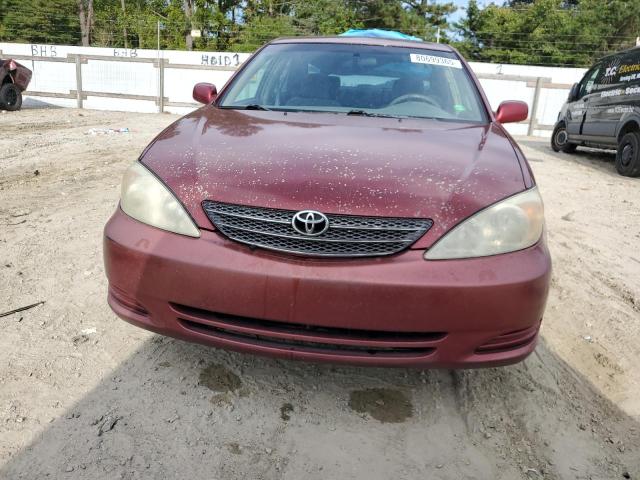 4T1BE32K14U368708 - 2004 TOYOTA CAMRY LE BURGUNDY photo 5