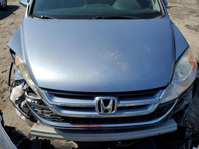 5J6RE4H71BL046465 - 2011 HONDA CR-V EXL BLUE photo 12
