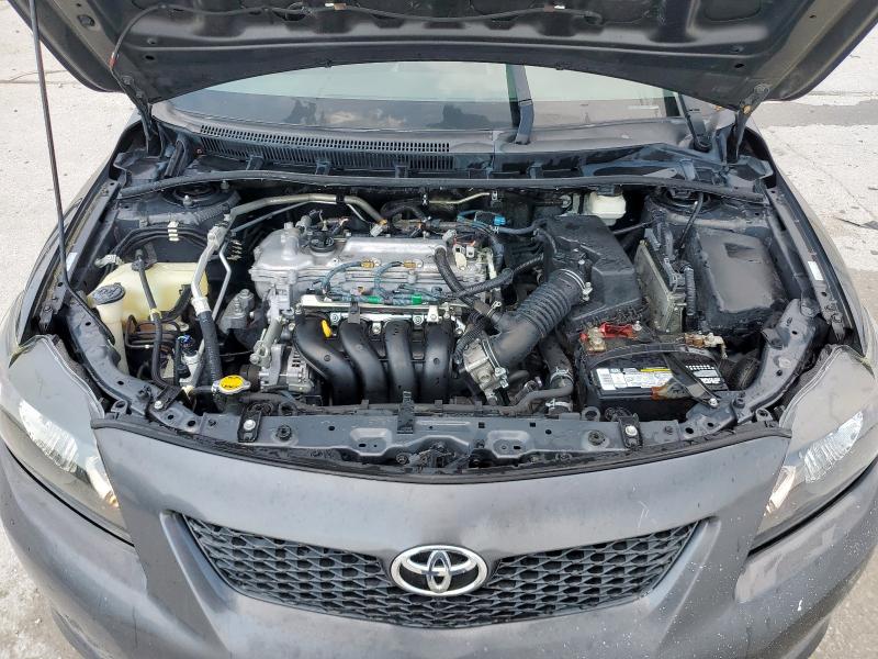 1NXBU4EE5AZ376711 - 2010 TOYOTA COROLLA BASE Grafitowy zdjęcie 11