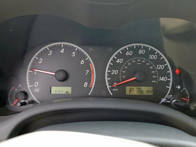 1NXBU4EE5AZ376711 - 2010 TOYOTA COROLLA BASE Grafitowy zdjęcie 9