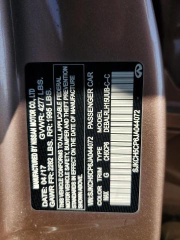 SJKCH5CP6JA044072 - 2018 INFINITI QX30 BASE PINK photo 13