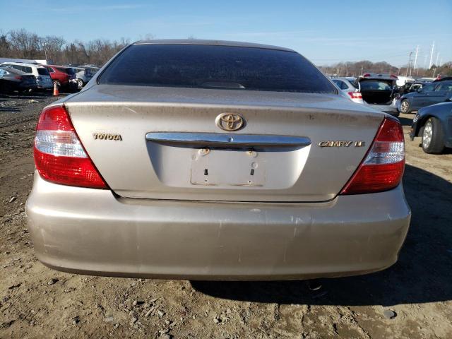 4T1BE32K03U192880 - 2003 TOYOTA CAMRY LE BEIGE photo 6