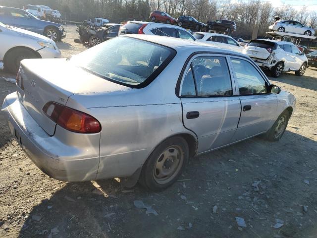 2T1BR12EXYC347205 - 2000 TOYOTA COROLLA VE SILVER photo 3