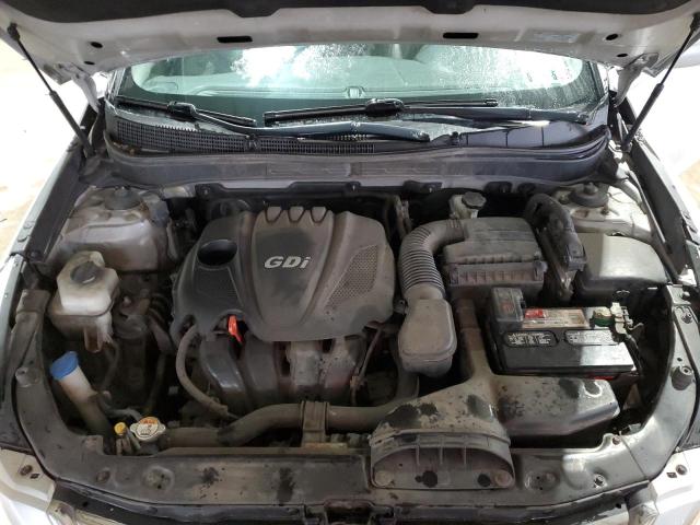 5NPEC4AC5DH581923 - 2013 HYUNDAI SONATA SE 银色 照片 11