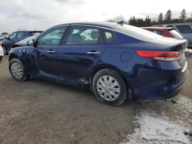 5XXGT4L34HG174991 - 2017 KIA OPTIMA LX BLUE photo 2