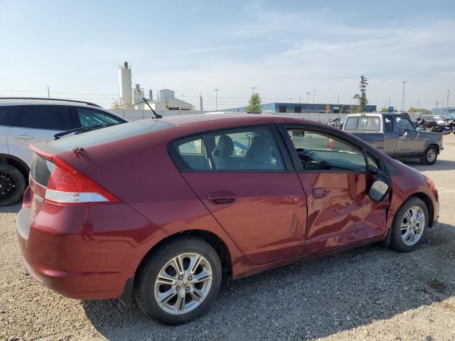 JHMZE2H79AS032827 - 2010 HONDA INSIGHT EX BURGUNDY photo 3