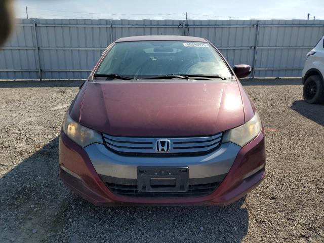 JHMZE2H79AS032827 - 2010 HONDA INSIGHT EX BURGUNDY photo 5