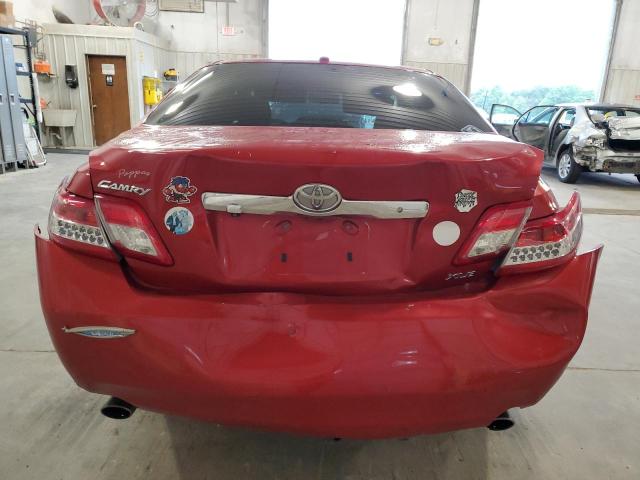 4T1BK3EKXAU108145 - 2010 TOYOTA CAMRY SE RED photo 6