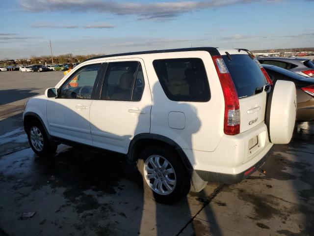 JHLRD78926C032448 - 2006 HONDA CR-V SE WHITE photo 2