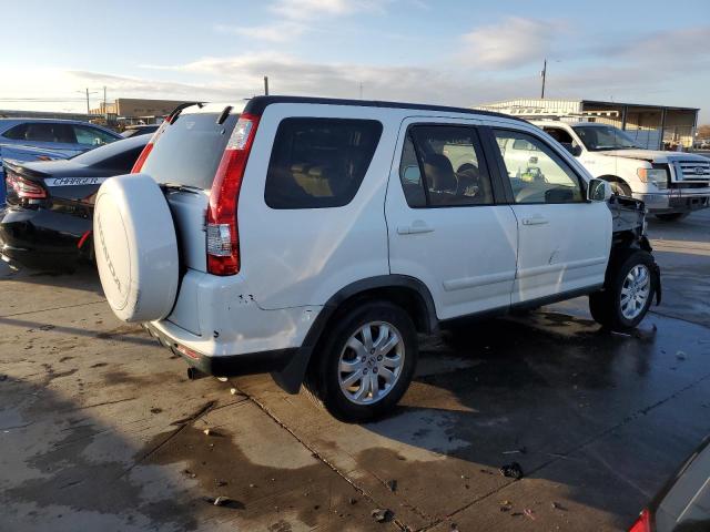 JHLRD78926C032448 - 2006 HONDA CR-V SE WHITE photo 3