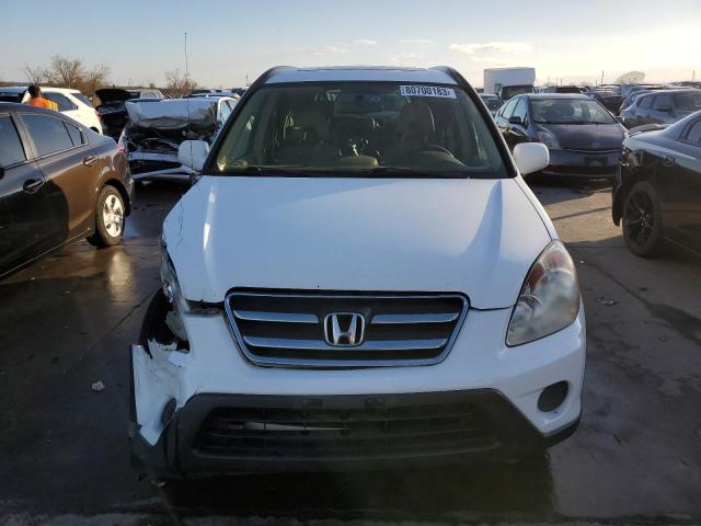 JHLRD78926C032448 - 2006 HONDA CR-V SE WHITE photo 5