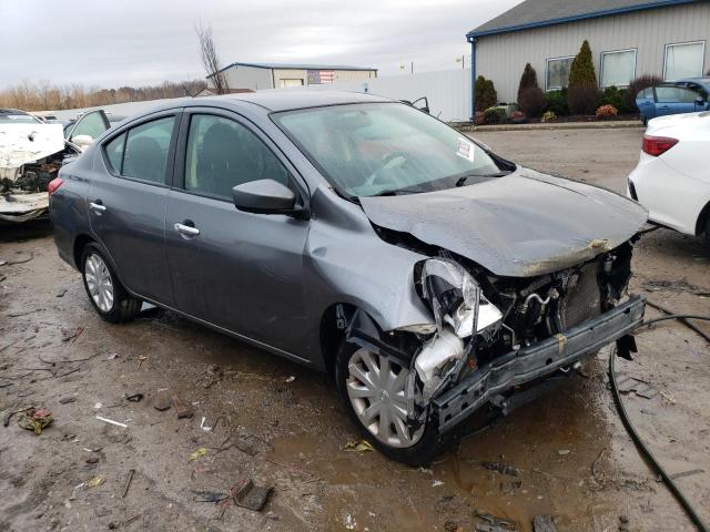 3N1CN7AP8KL843536 - 2019 NISSAN VERSA S GRAY photo 4