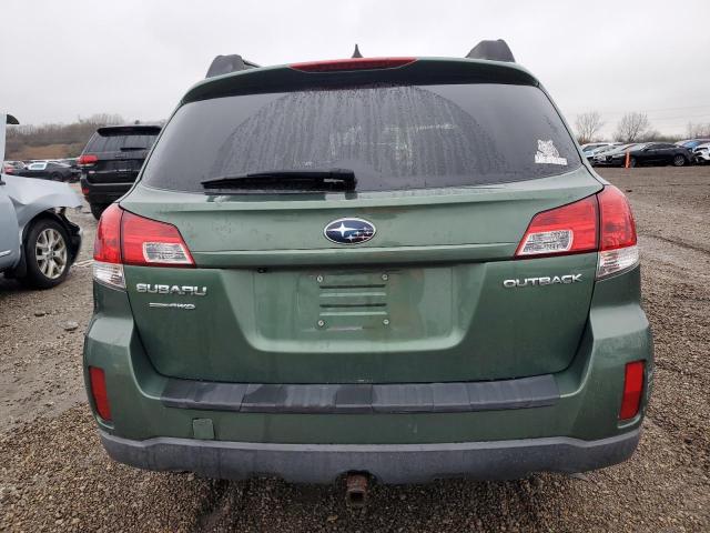 4S4BRCKC5B3336635 - 2011 SUBARU OUTBACK 2.5I LIMITED GREEN photo 6