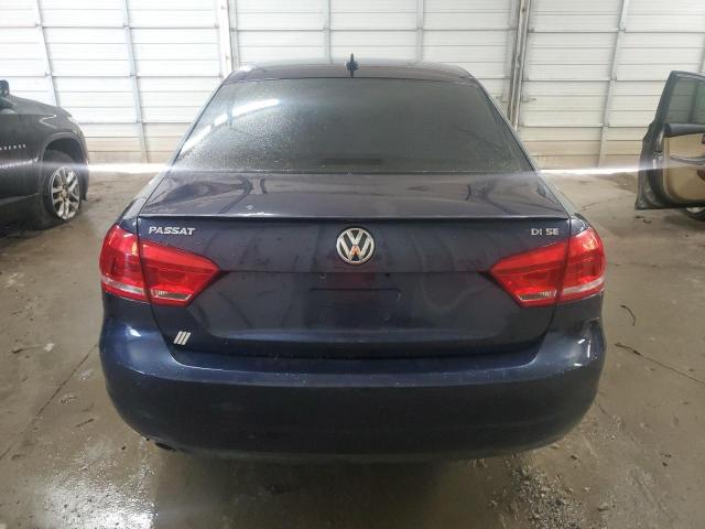 1VWBN7A38CC074391 - 2012 VOLKSWAGEN PASSAT SE BLUE photo 6