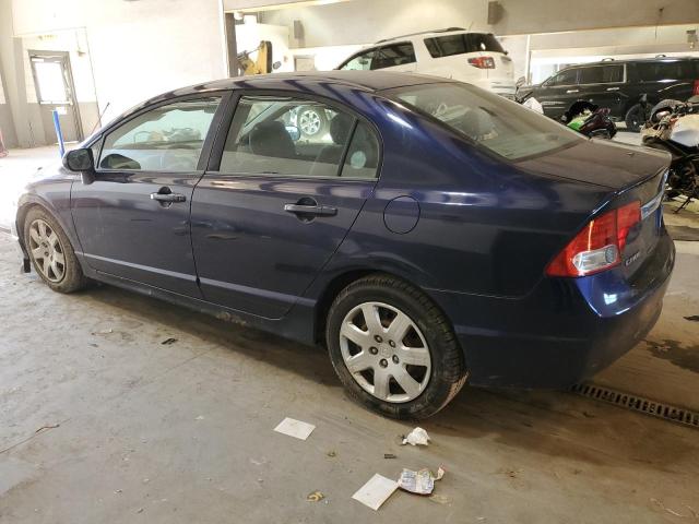 19XFA1F53AE048536 - 2010 HONDA CIVIC LX BLUE photo 2