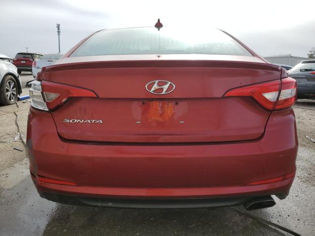 5NPE24AF6GH428887 - 2016 HYUNDAI SONATA SE RED photo 6