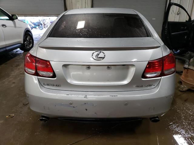 JTHBN96S965003013 - 2006 LEXUS GS 430 SILVER photo 6