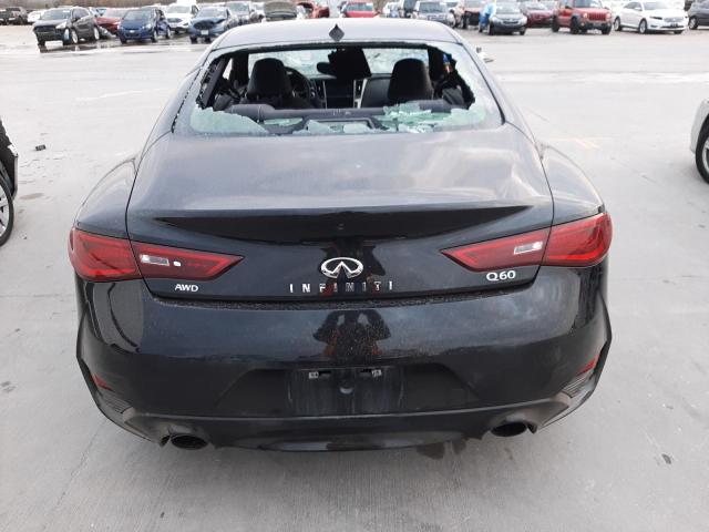 JN1EV7EL8JM392743 - 2018 INFINITI Q60 LUXE 300 BLACK photo 6