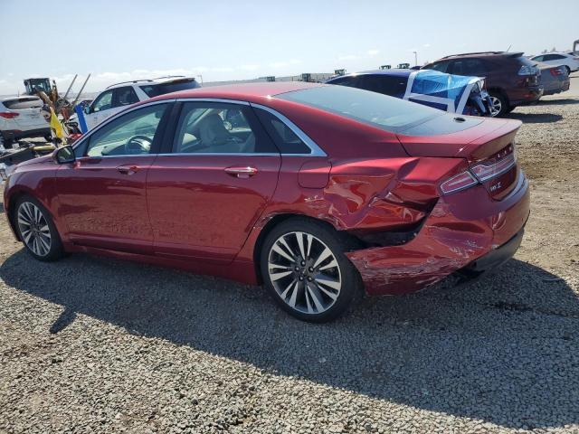 3LN6L2LU2GR631656 - 2016 LINCOLN MKZ HYBRID RED photo 2
