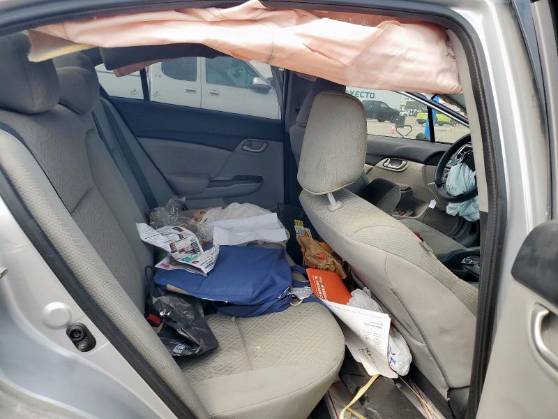 19XFB2F59EE064278 - 2014 HONDA CIVIC LX ვერცხლისფერი ფოტო 10