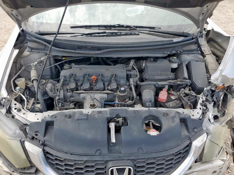 19XFB2F59EE064278 - 2014 HONDA CIVIC LX ვერცხლისფერი ფოტო 11