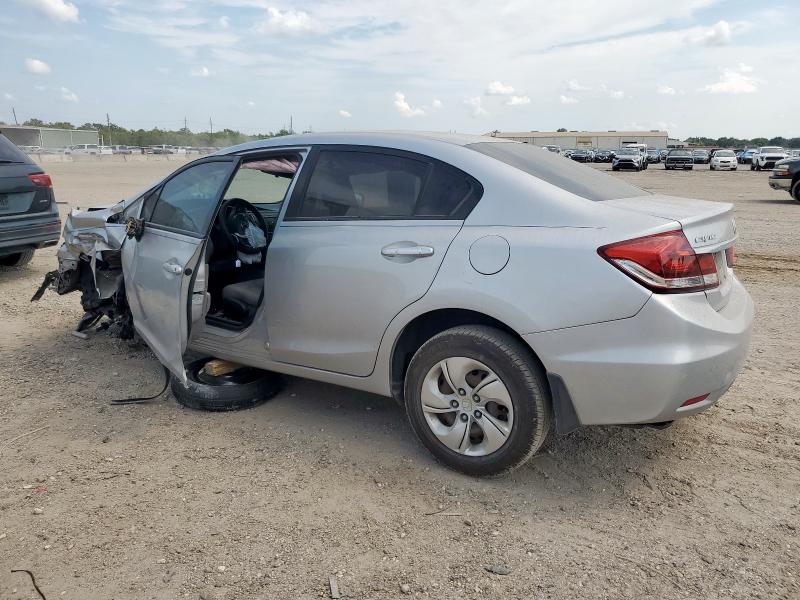 19XFB2F59EE064278 - 2014 HONDA CIVIC LX ვერცხლისფერი ფოტო 2