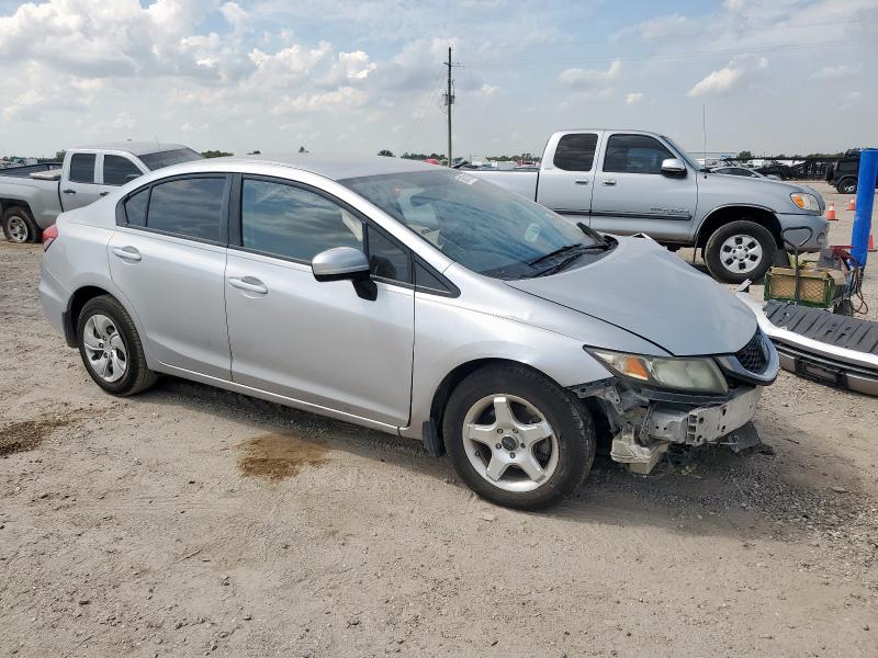 19XFB2F59EE064278 - 2014 HONDA CIVIC LX ვერცხლისფერი ფოტო 4