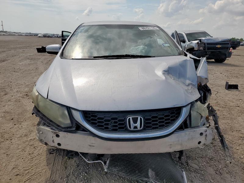 19XFB2F59EE064278 - 2014 HONDA CIVIC LX ვერცხლისფერი ფოტო 5
