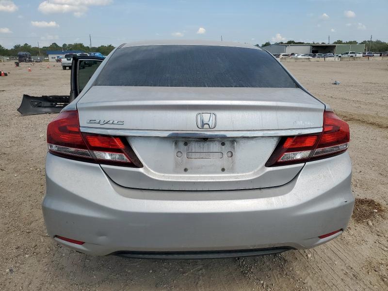 19XFB2F59EE064278 - 2014 HONDA CIVIC LX ვერცხლისფერი ფოტო 6