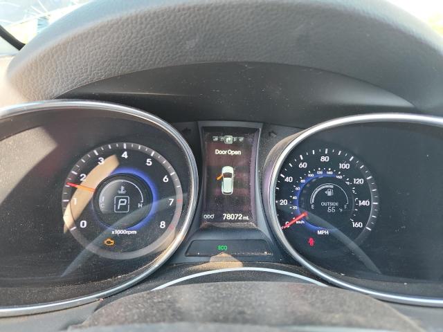 5XYZUDLB1GG331108 - 2016 HYUNDAI SANTA FE S BLUE photo 9