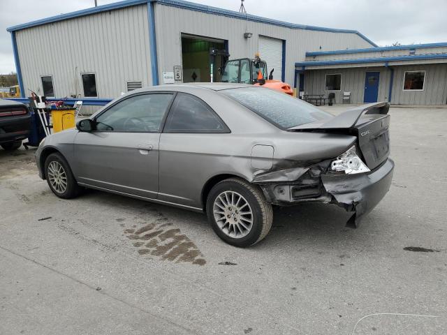 1HGEM22945L014380 - 2005 HONDA CIVIC EX GRAY photo 2