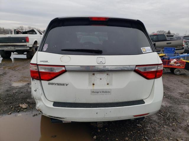 5FNRL5H25CB142626 - 2012 HONDA ODYSSEY LX WHITE photo 6