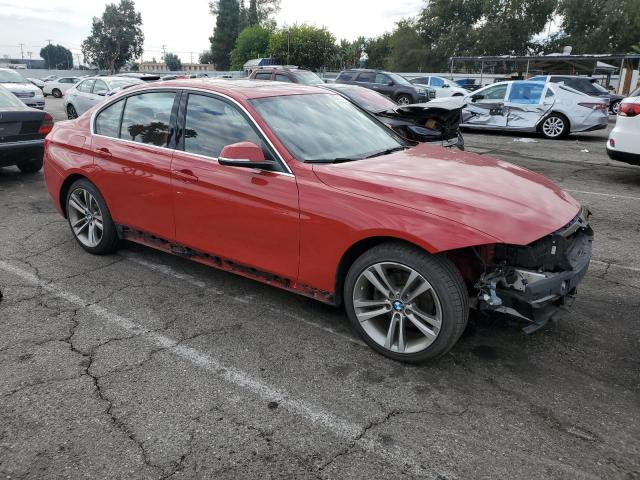 WBA8D9C5XJA614243 - 2018 BMW 330 XI RED photo 4