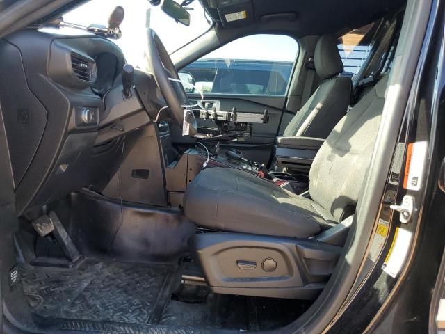 1FM5K8AB5NGB76714 - 2022 FORD EXPLORER POLICE INTERCEPTOR Черный фото 7