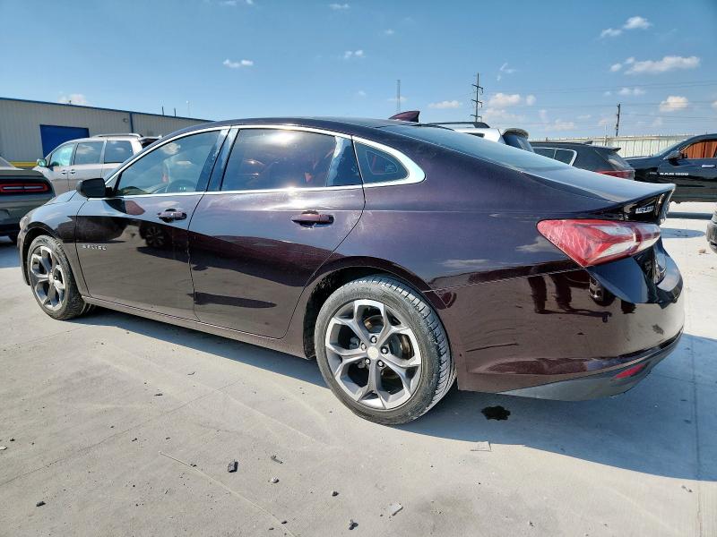 1G1ZD5ST2MF023579 - 2021 CHEVROLET MALIBU LT PURPLE photo 2