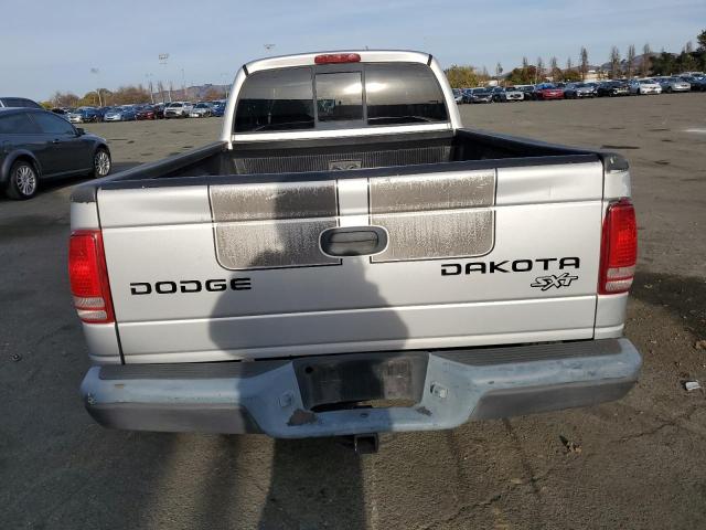 1D7GL12K24S589935 - 2004 DODGE DAKOTA SXT SILVER photo 6