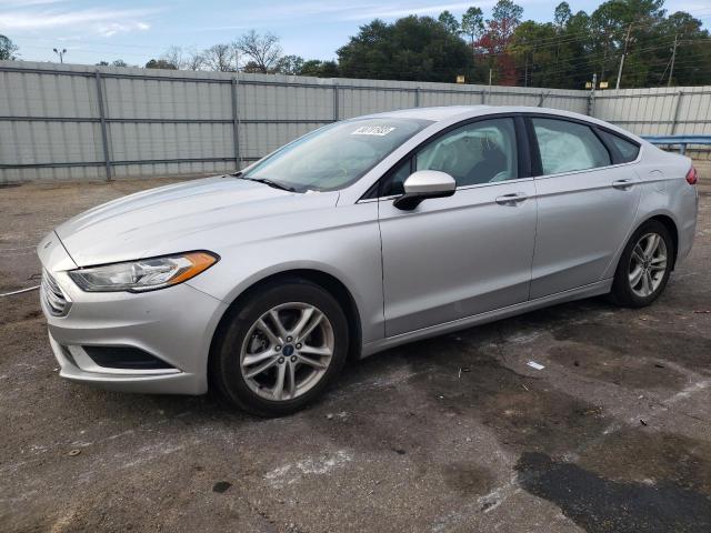 3FA6P0HDXJR195559 - 2018 FORD FUSION SE SILVER photo 1