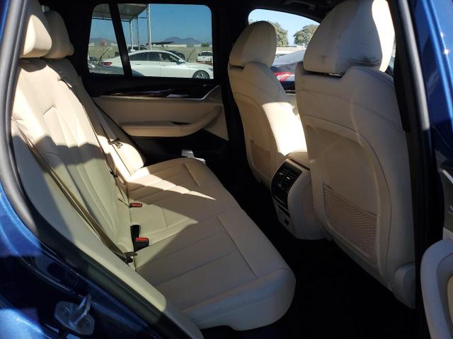 5UXTY3C04M9F31109 - 2021 BMW X3 SDRIVE30I BLUE photo 11