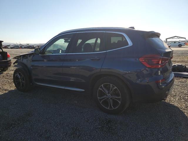 5UXTY3C04M9F31109 - 2021 BMW X3 SDRIVE30I BLUE photo 2