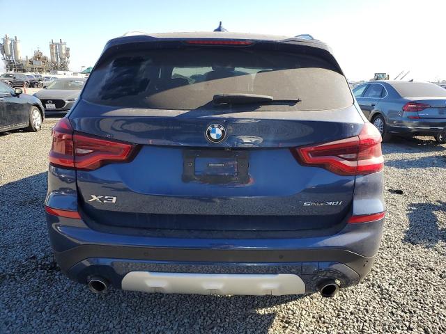 5UXTY3C04M9F31109 - 2021 BMW X3 SDRIVE30I BLUE photo 6