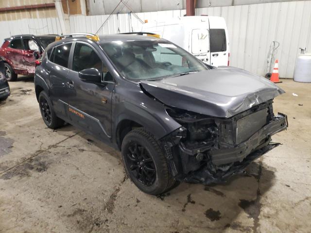 4S4GUHT64R3757203 - 2024 SUBARU CROSSTREK WILDERNESS GRAY photo 4