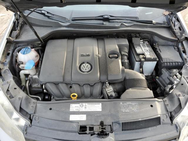 WVWAA7AJ9BW243419 - 2011 VOLKSWAGEN GOLF CHARCOAL photo 11