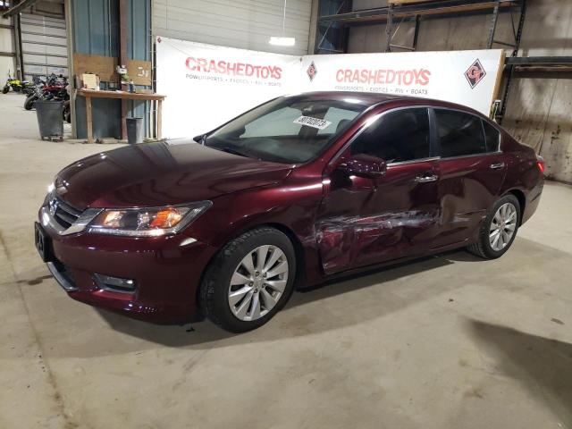 1HGCR2F85FA122661 - 2015 HONDA ACCORD EXL BURGUNDY photo 1