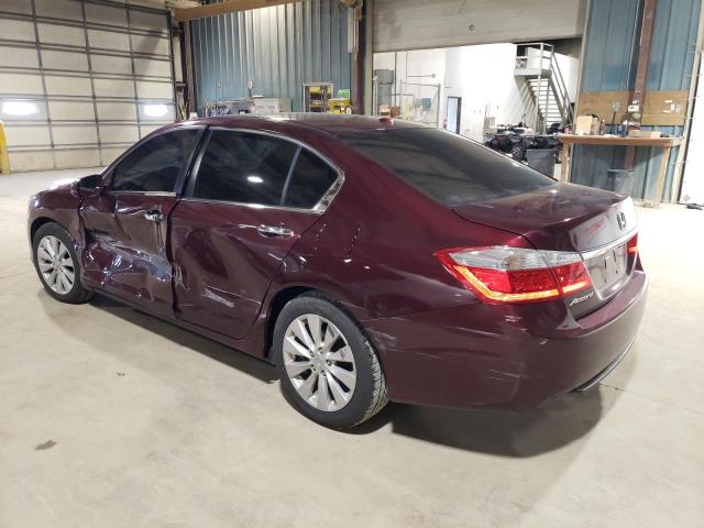 1HGCR2F85FA122661 - 2015 HONDA ACCORD EXL BURGUNDY photo 2