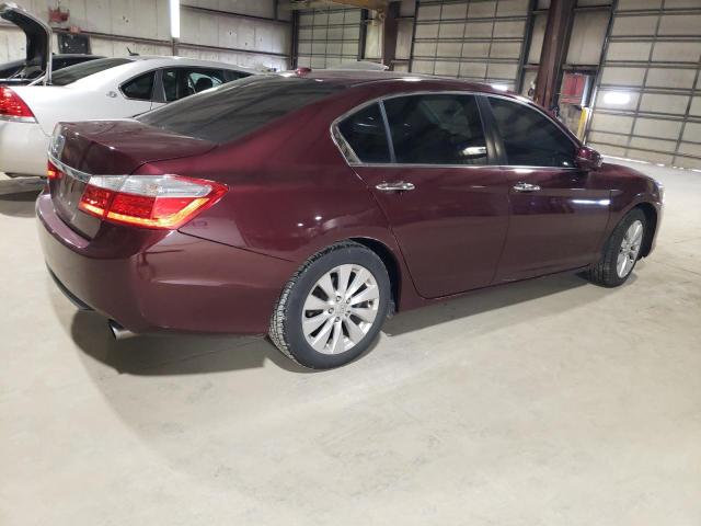 1HGCR2F85FA122661 - 2015 HONDA ACCORD EXL BURGUNDY photo 3