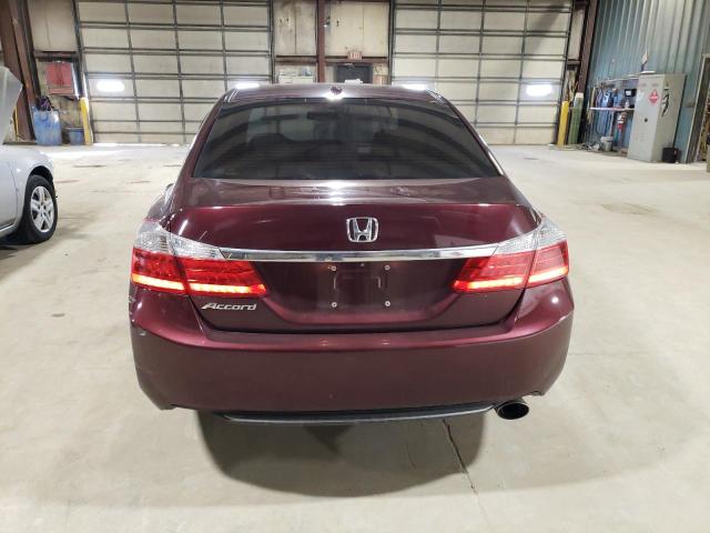 1HGCR2F85FA122661 - 2015 HONDA ACCORD EXL BURGUNDY photo 6