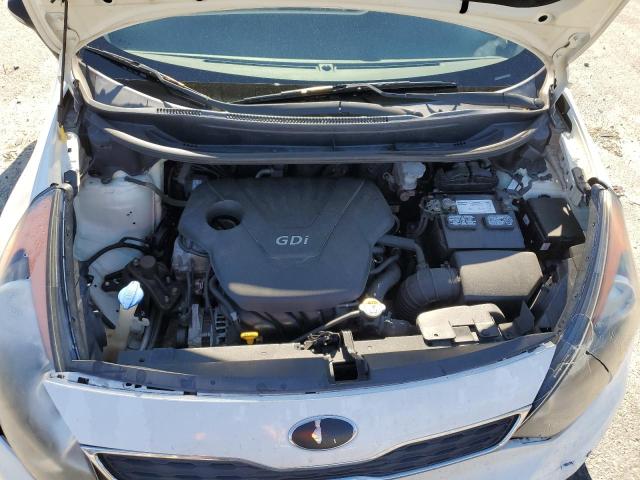 KNADN5A36D6175541 - 2013 KIA RIO EX WHITE photo 11