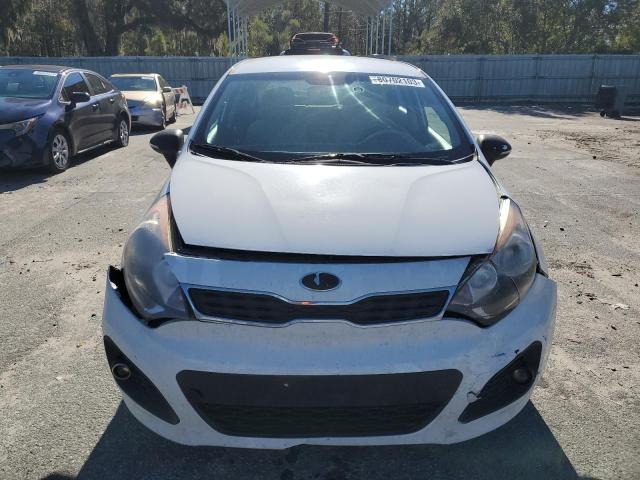 KNADN5A36D6175541 - 2013 KIA RIO EX WHITE photo 5